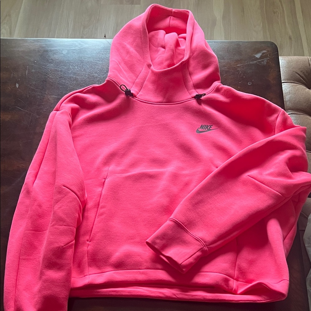Nike Tech Neon Pink Hoodie